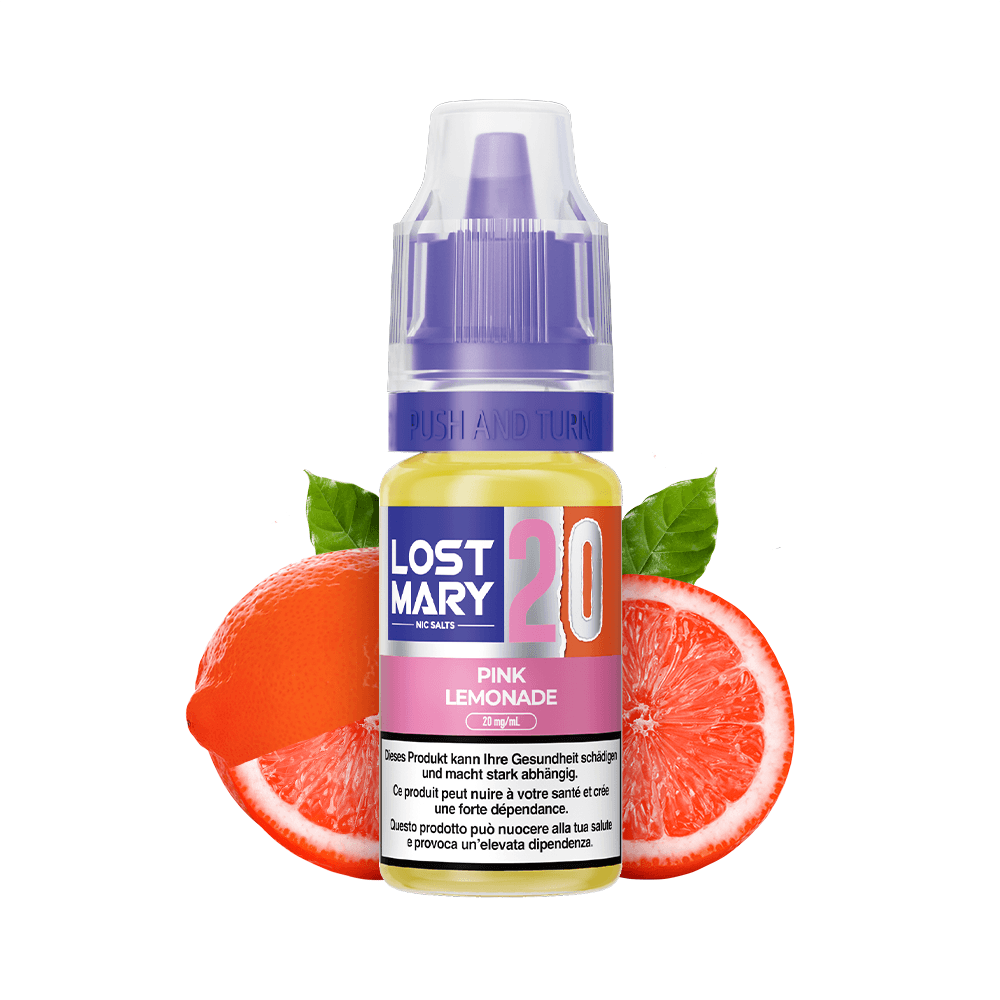 LOST MARY Liquid 20mg 10ml – Pink Lemonade, E-Liquid bei iVape Schweiz kaufen