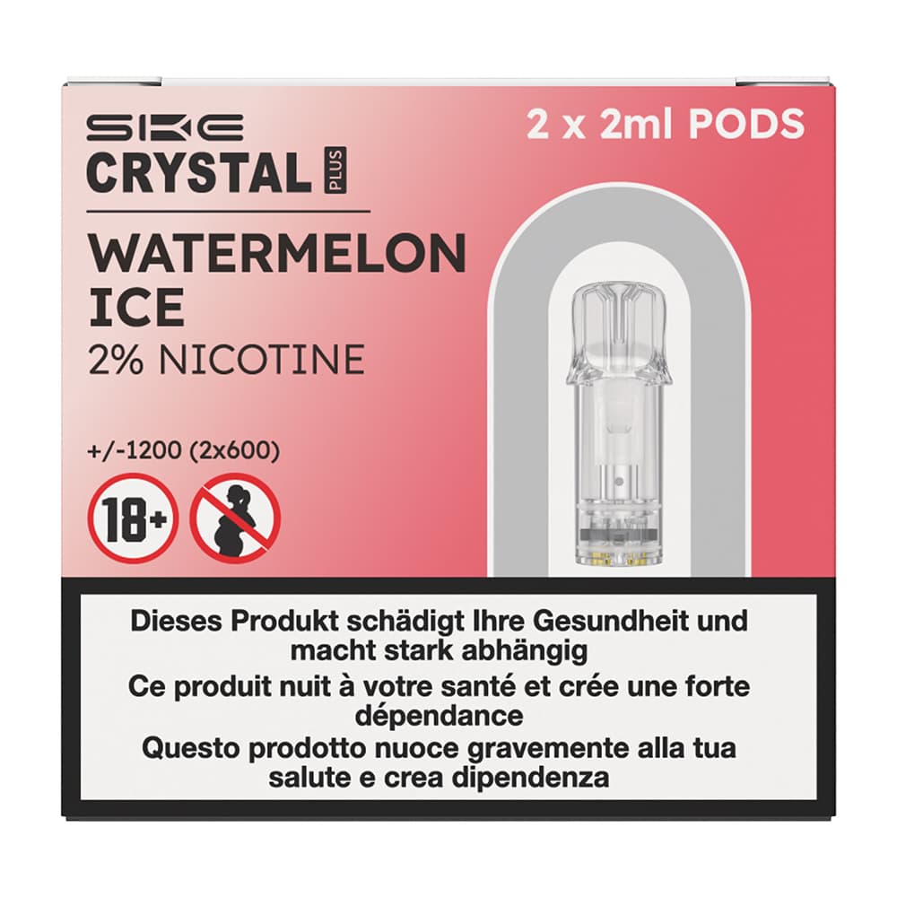 SKE Crystal Plus 2 x 2ml Pods (20mg) – Watermelon Ice