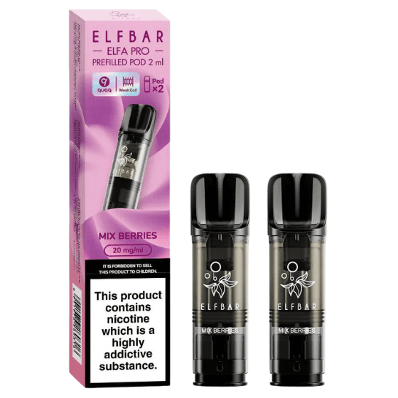 ELFBAR Elfa Pro – 2 x 2ml Pods (20mg) – Mix Berries