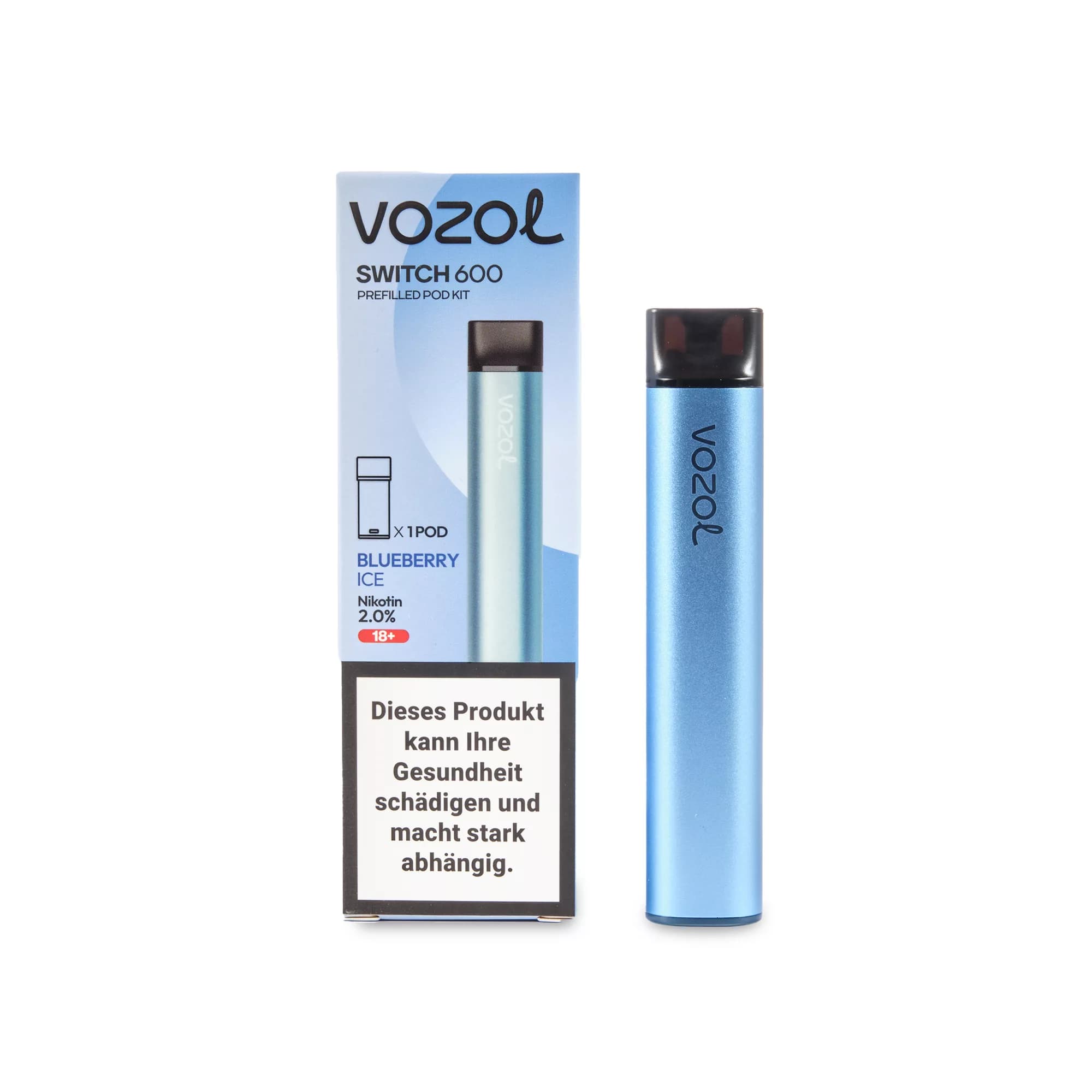 VOZOL Switch 600 Kit – Blue & Blueberry ICE