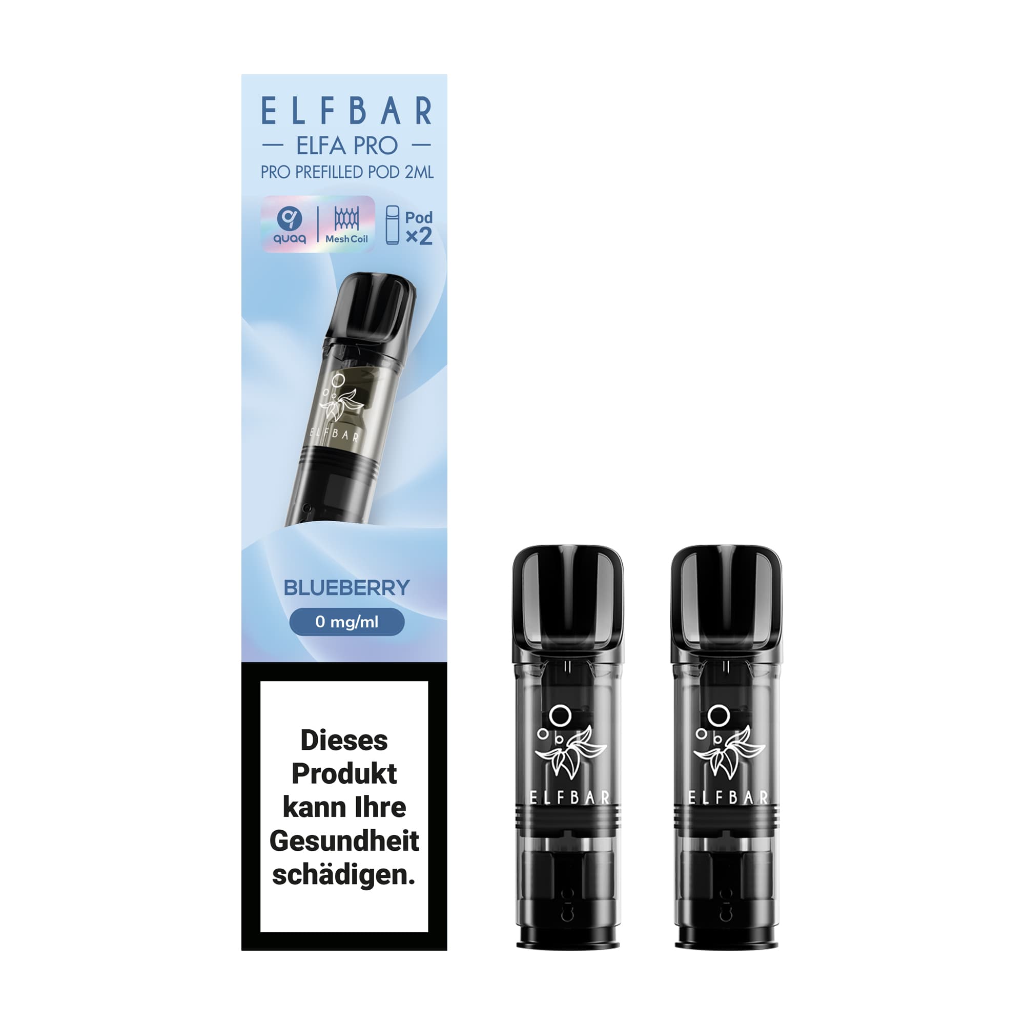 elfa pro pod 0mg blueberry