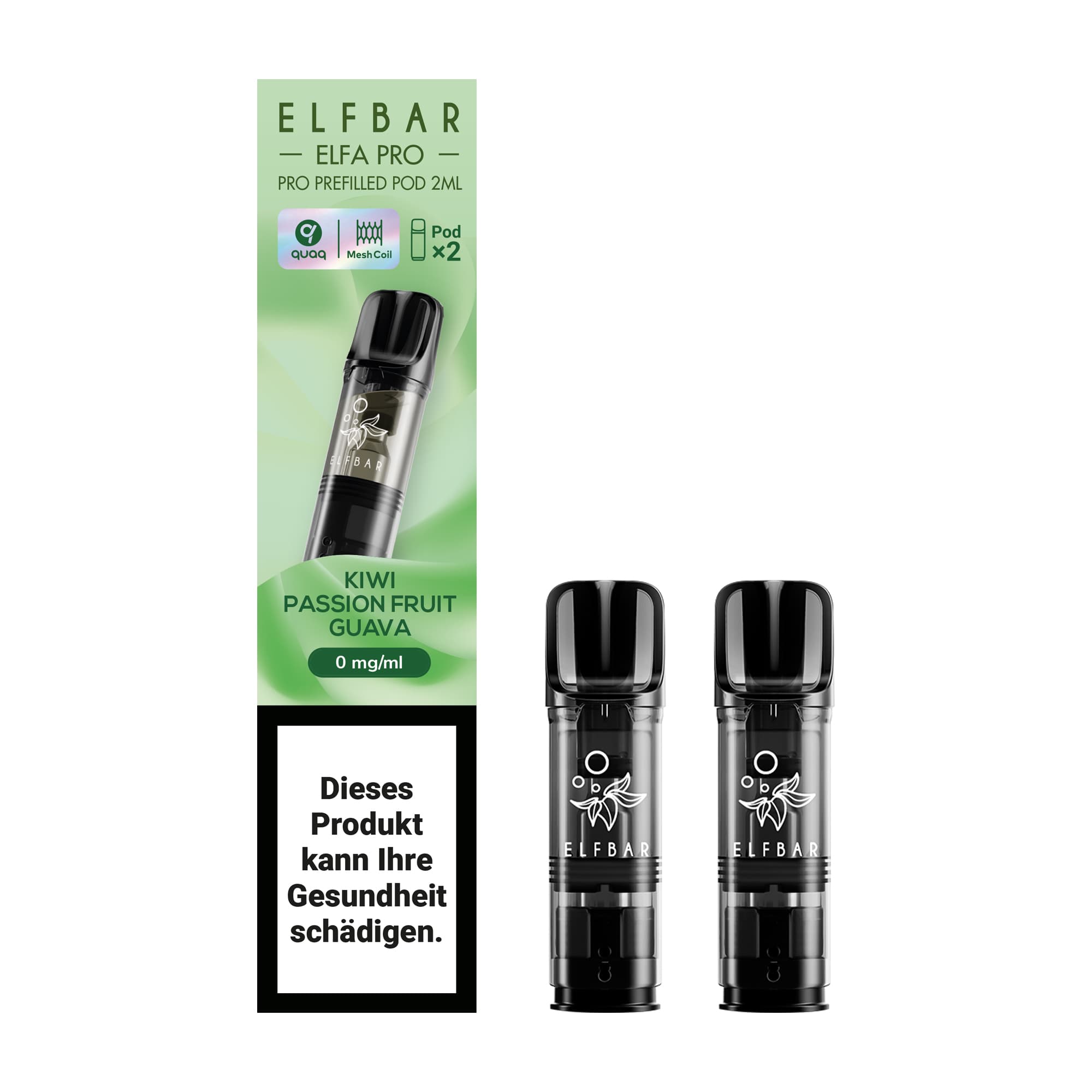 elfa pro pod 0mg kiwi passion fruit guava