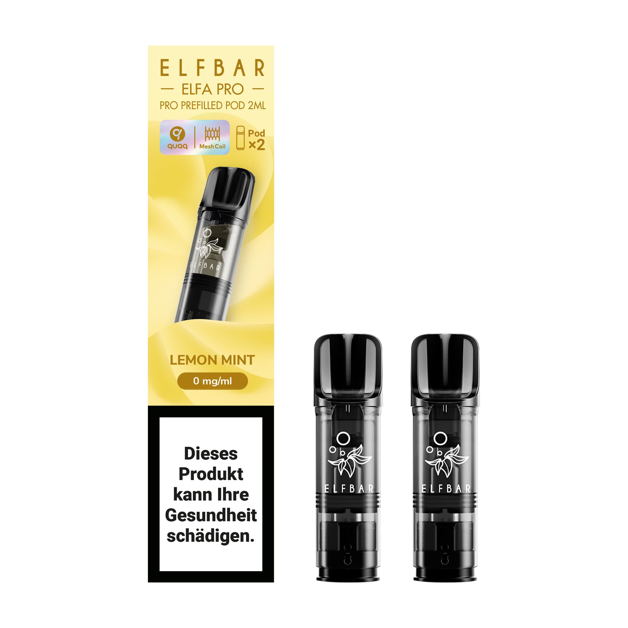 elfa pro pod 0mg lemon mint
