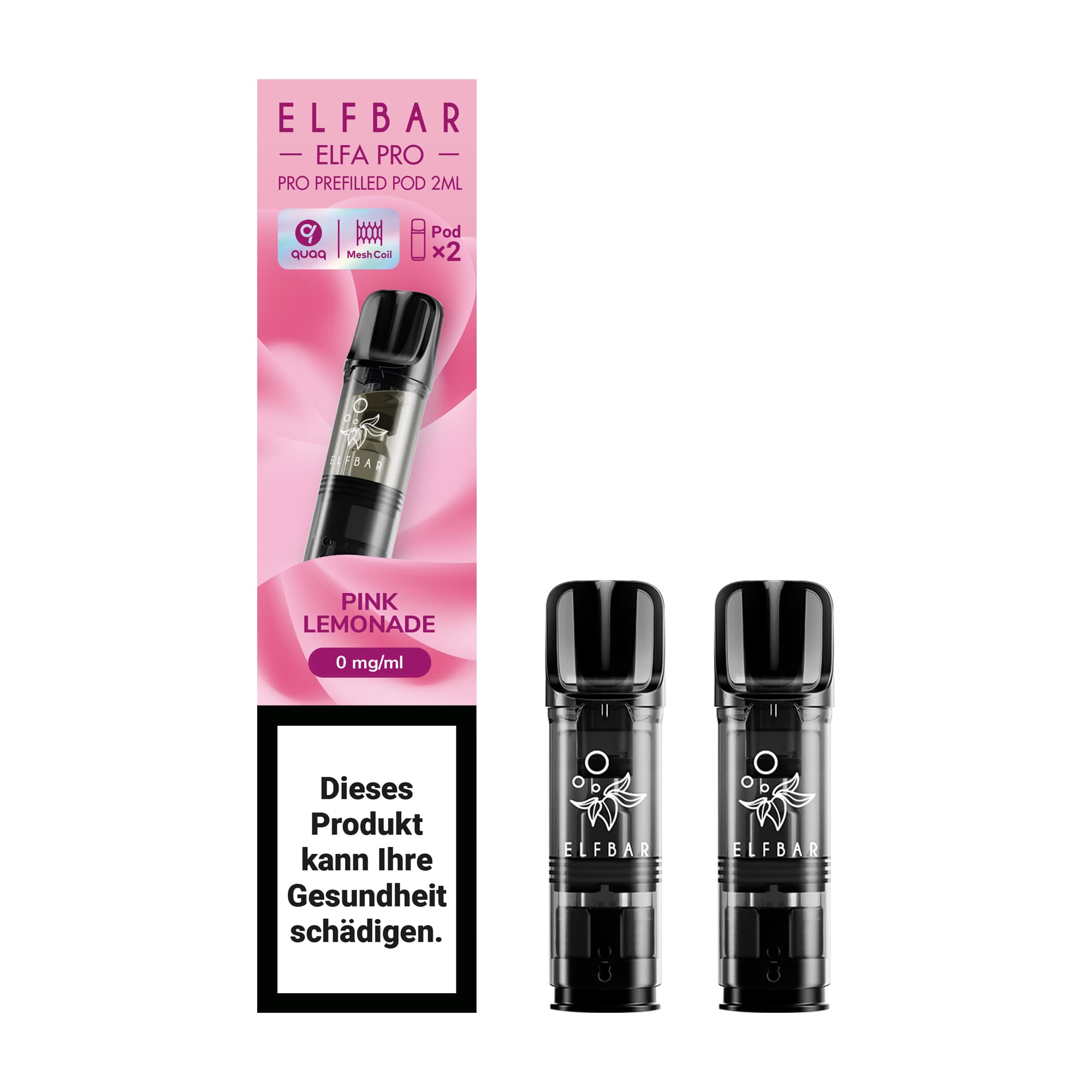 elfa pro pod 0mg pink lemonade