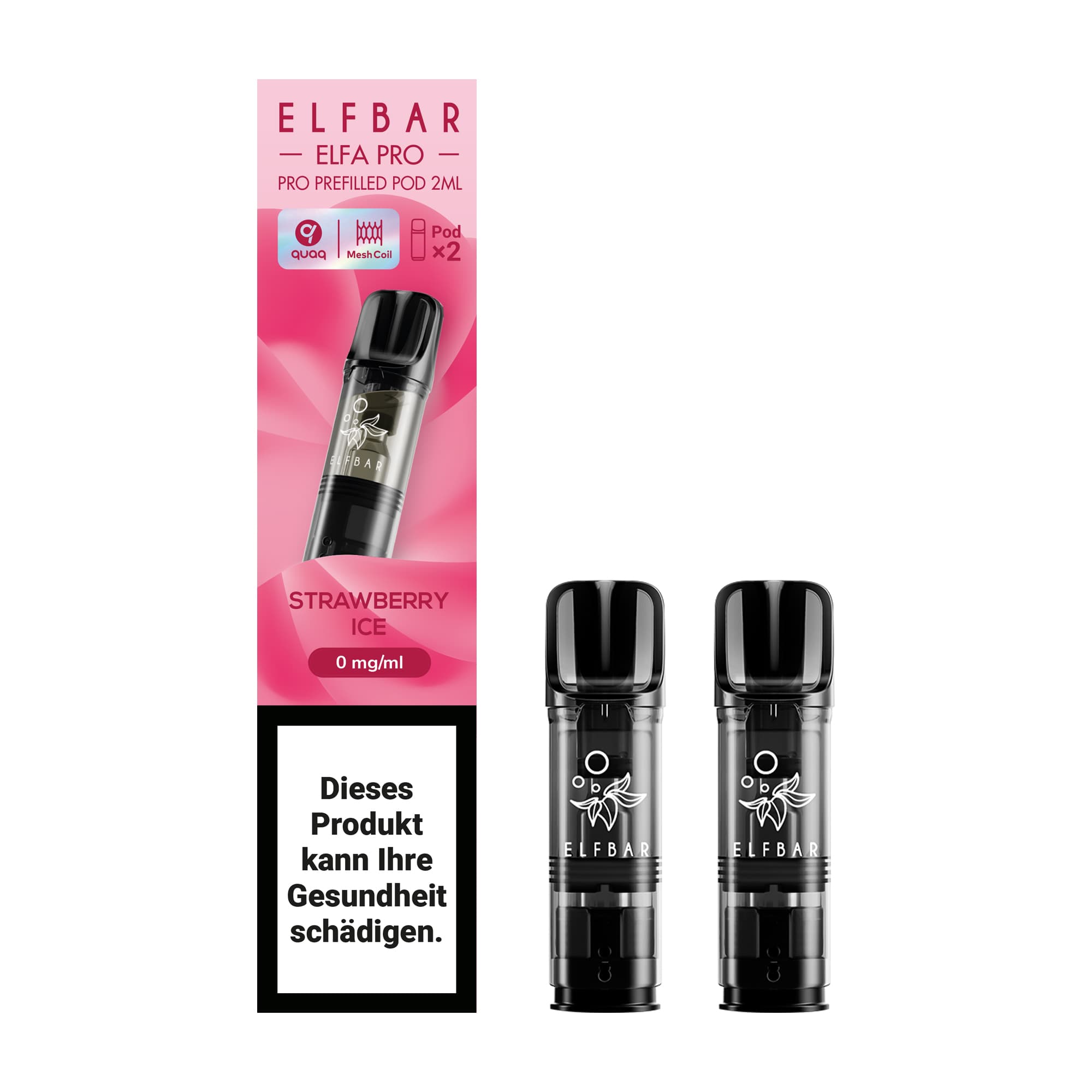 elfa pro pod 0mg strawberry ice