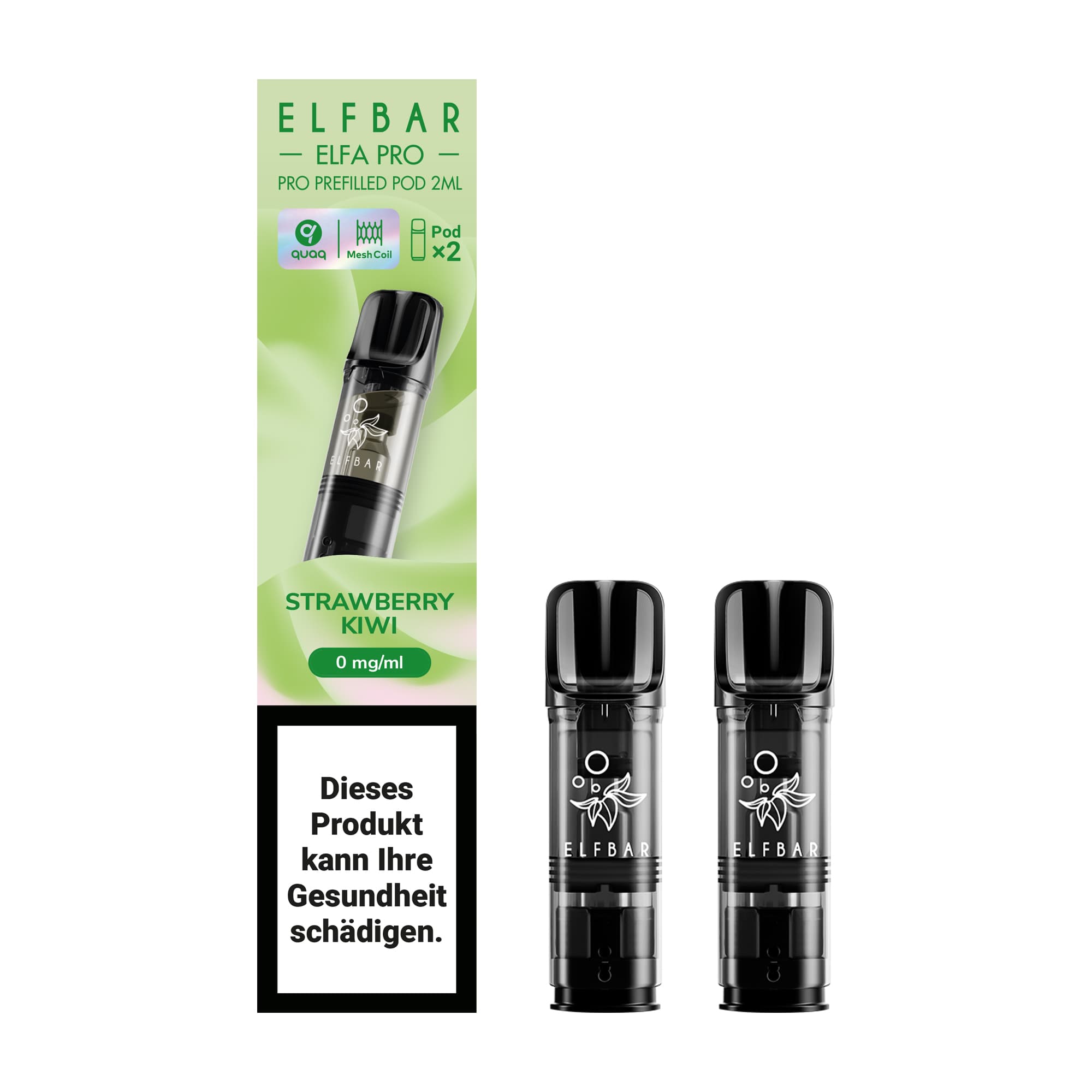 elfa pro pod 0mg strawberry kiwi