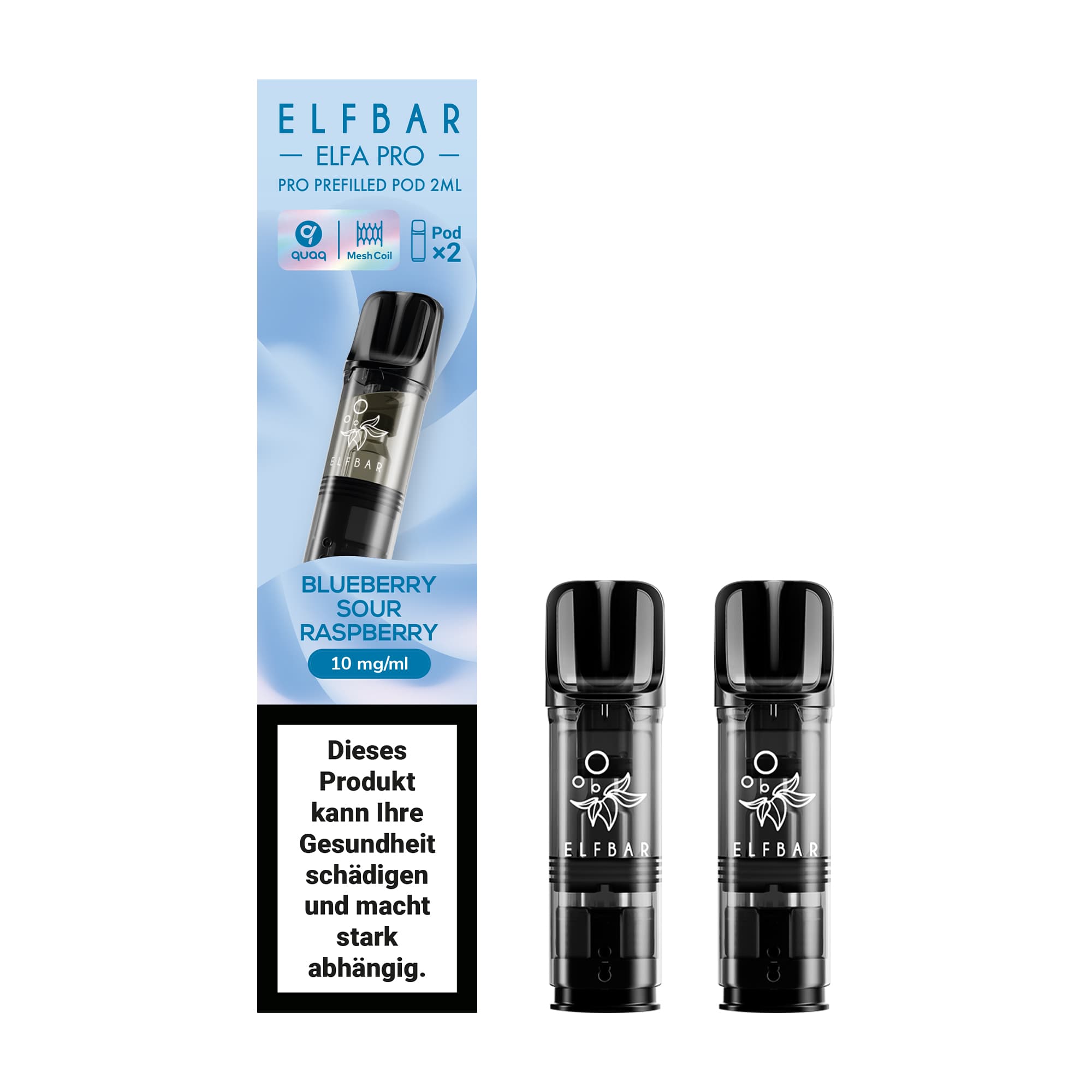 elfa pro pods 10mg blueberry sour raspberry
