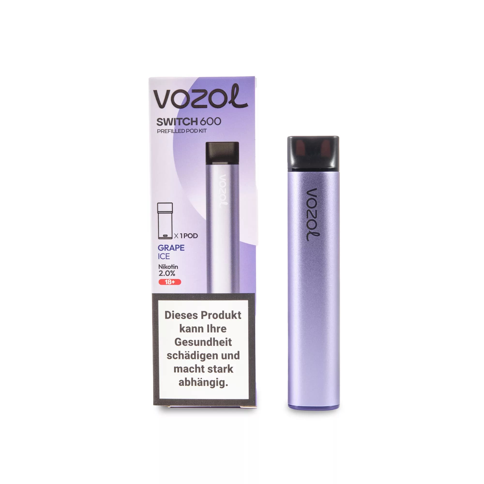 VOZOL Switch 600 Kit – Purple & Grape ICE